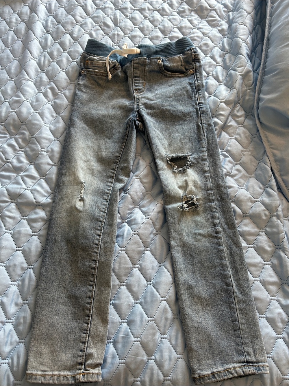 Old Navy Light Blue Distressed Kids Jeans